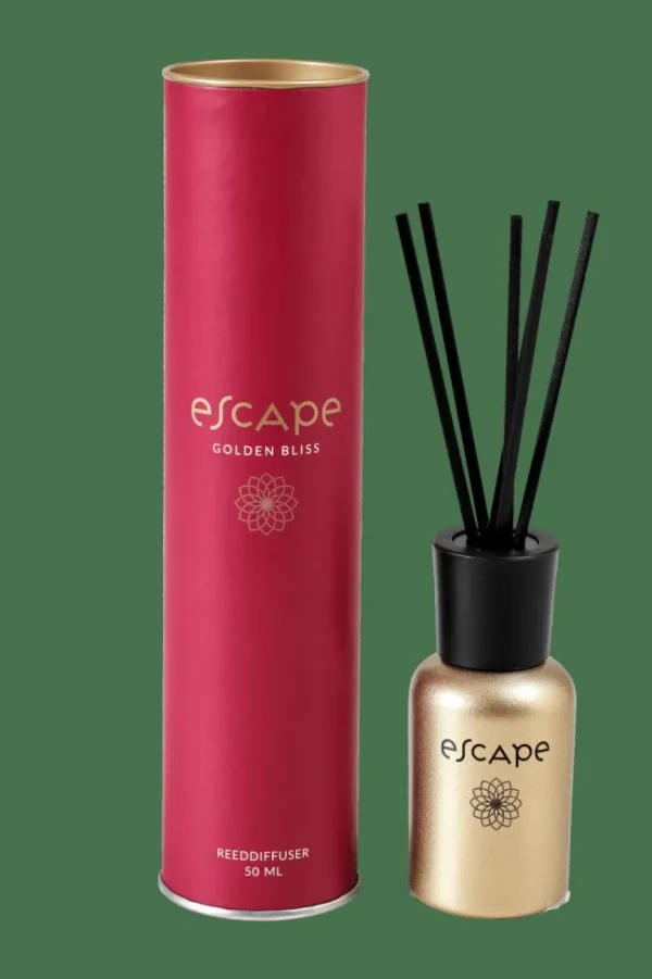 CASA ESCAPE GOLDEN BLISS Aceite Perfumado Dorado, Burdeos> Articulos Aromáticos