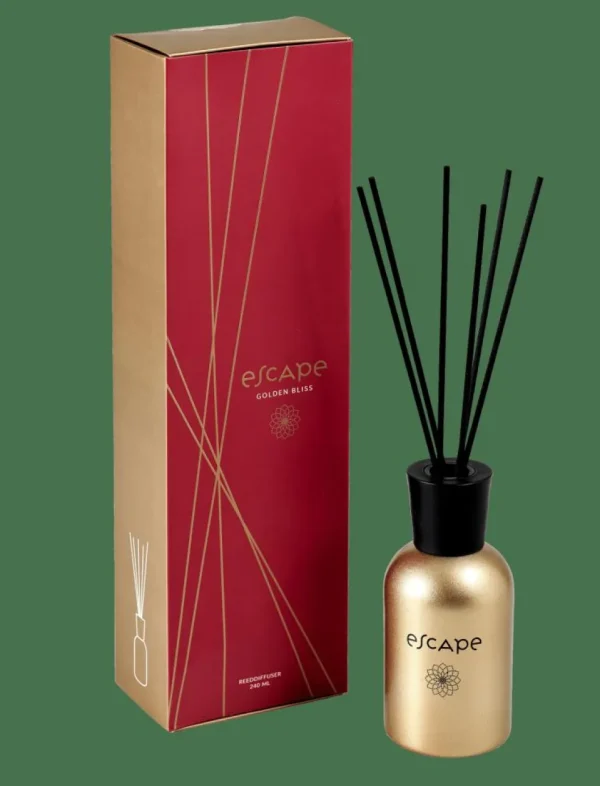 CASA ESCAPE GOLDEN BLISS Aceite Perfumado Dorado, Burdeos> Articulos Aromáticos