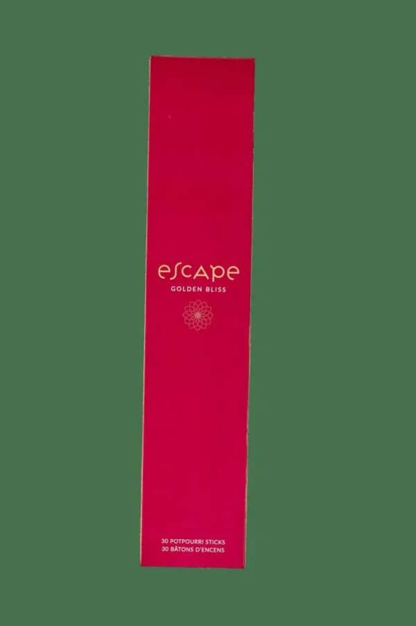 CASA ESCAPE GOLDEN BLISS Incienso 30 Palillos Burdeos> Articulos Aromáticos