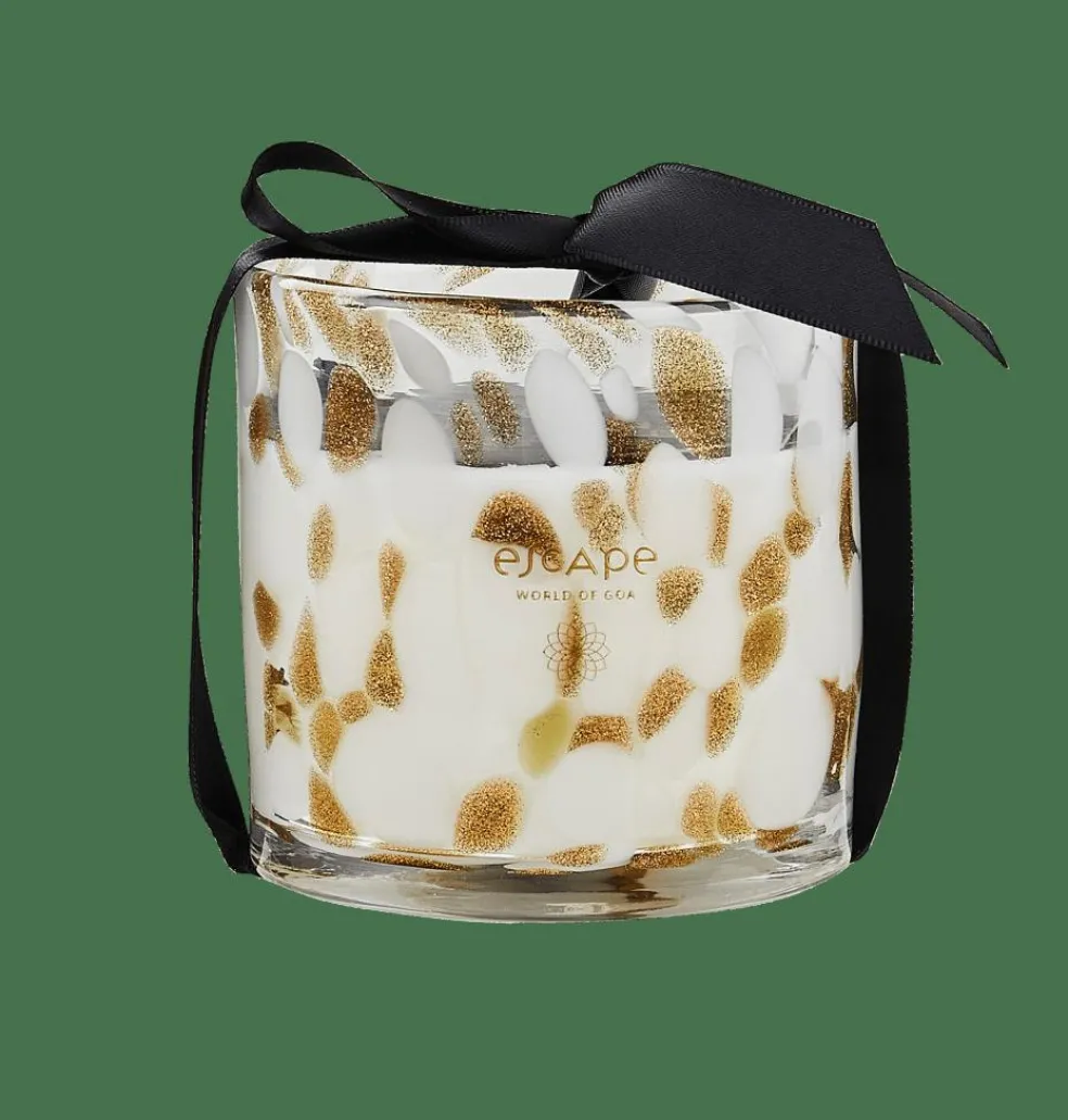 CASA ESCAPE WORLD OF GOA Vela Perfumada En Vaso Blanco, Dorado, Multicolor> Velas Perfumadas | Velas