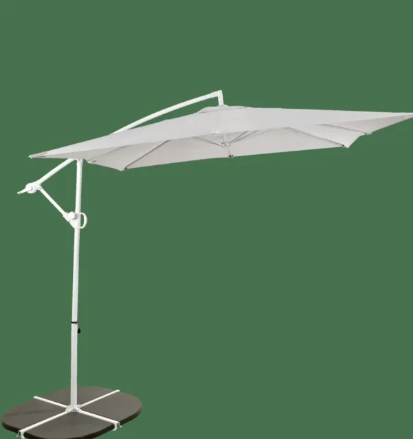 CASA FIJI Parasol Colgante Sin Pie Gris Claro> Parasoles