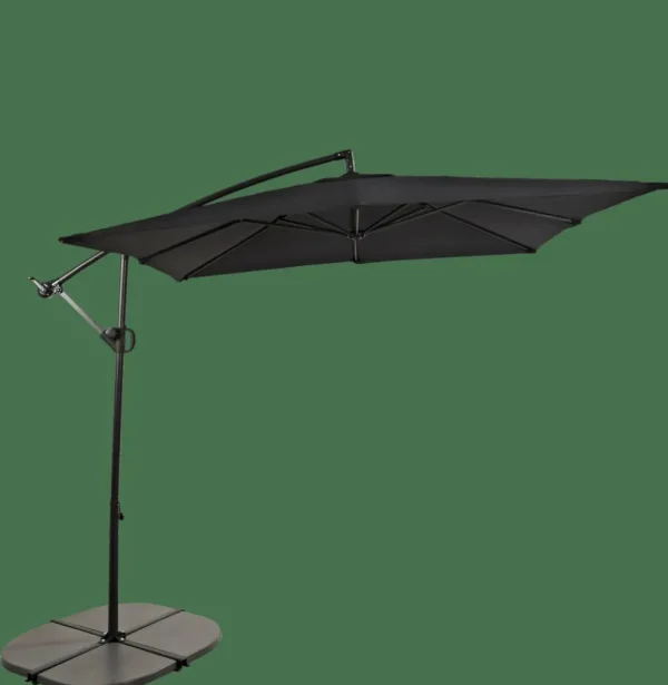 CASA FIJI Parasol Colgante Sin Pie Negro> Parasoles