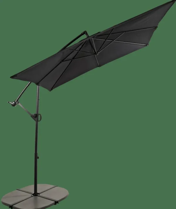 CASA FIJI Parasol Colgante Sin Pie Negro> Parasoles