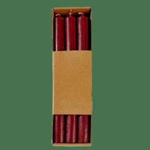 CASA FINA Velas Juego De 6 Burdeos> Velas