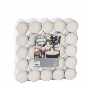 CASA FLAME Velas Pequeñas Juego De 30 Blanco> Velas
