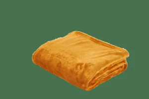 CASA FLANELLA Manta Amarillo Oscuro> Mantas