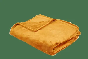 CASA FLANELLA Manta Amarillo Oscuro> Mantas