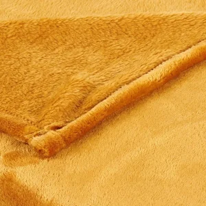 CASA FLANELLA Manta Amarillo Oscuro> Mantas