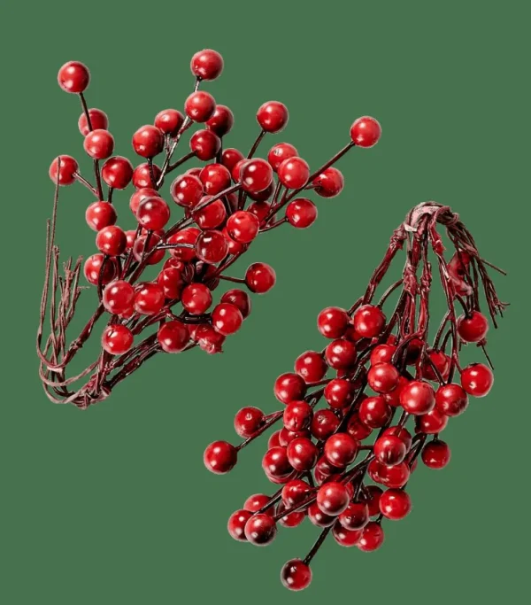 CASA FOAM Bayas Decorativas Juego De 12 Rojo> Ramos Artificiales