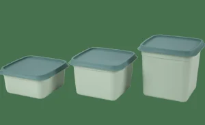 CASA FREEZER Cajas Congeladoras Juego De 10 Menta, Verde Oscuro> Taperes