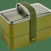 CASA FRESHMOOD Bentobox 130cl Verde> Fiambreras