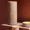 CASA FUEGO Vela Led Solar Gris Claro> Velas Led | Iluminación Exterior