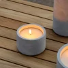 CASA FUEGO Vela Led Solar Gris Claro> Velas Led | Iluminación Exterior
