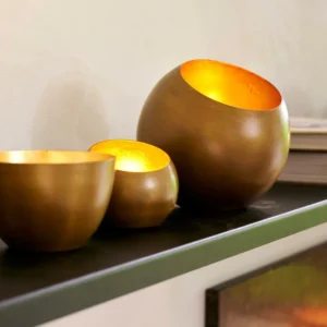 CASA GIMINI Soporte Para Vela Pequeña Cobrizo> Soprortes Para Velitas
