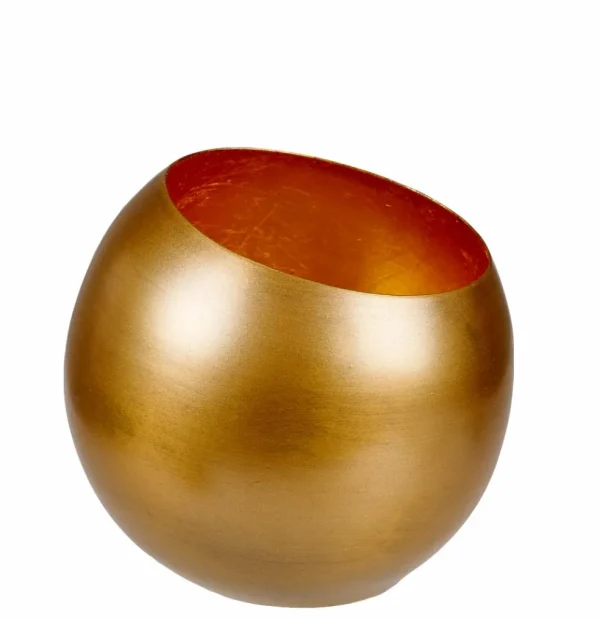 CASA GIMINI Soporte Para Vela Pequeña Dorado> Soprortes Para Velitas