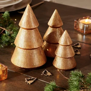 CASA GLAM TREE Decoración Dorado> Figuras Decorativas