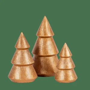 CASA GLAM TREE Decoración Dorado> Figuras Decorativas