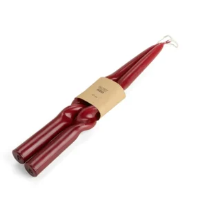CASA GLOSSY Vela J/2 Rojo Oscuro> Velas