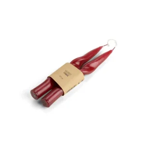 CASA GLOSSY Vela J/2 Rojo Oscuro> Velas
