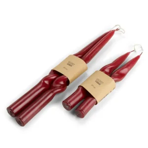 CASA GLOSSY Vela J/2 Rojo Oscuro> Velas