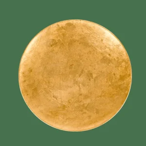 CASA GOLDFOIL Plato Deco Dorado> Decoracion De Pared | Platos Decorativos