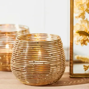 CASA GOLDINA Partylight Dorado> Soprortes Para Velitas