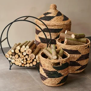 CASA GUATEMALA Cesta Negro, Natural> Cestas De Almacenaje