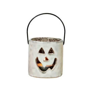 CASA HALLOWEEN Portavelas Blanco> Halloween | Otoño