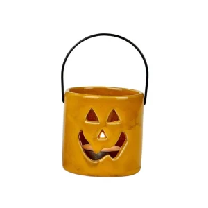 CASA HALLOWEEN Portavelas Naranja> Otoño | Halloween