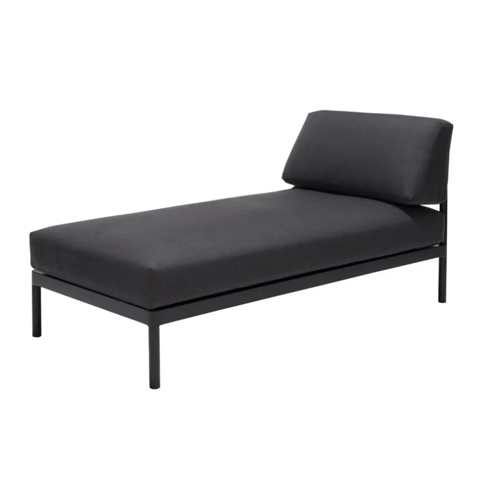 hanna_tumbona_lounge_negro_1.webp CASA HANNA Tumbona Lounge Negro> Hamacas De Exterior | Conjuntos Lounge