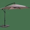 CASA HAWAI Parasol Colgante Sin Pie Taupe> Parasoles