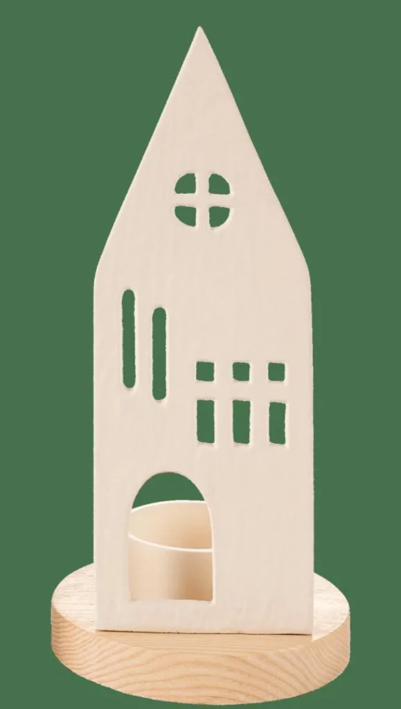 CASA HOME Soporte Para Vela Pequeña Blanco, Natural> Soprortes Para Velitas