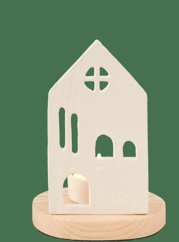 CASA HOME Soporte Para Vela Pequeña Blanco, Natural> Soprortes Para Velitas