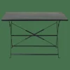 CASA IMPERIAL Mesa Plegable Rectangular Negro> Mesas De Bistro | Mesas De Jardín