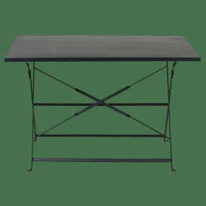 CASA IMPERIAL Mesa Plegable Rectangular Negro> Mesas De Bistro | Mesas De Jardín