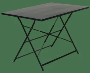 CASA IMPERIAL Mesa Plegable Rectangular Negro> Mesas De Bistro | Mesas De Jardín