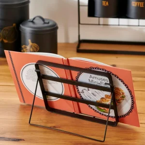 CASA INDUSTRIA Atril De Cocina Negro> Accesorios De Cocina