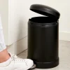 CASA INDUSTRIA Cubo Con Pedal 5L Negro> Cubos De Basura | Papeleras