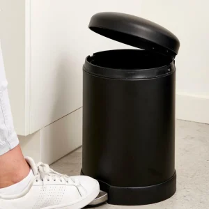 CASA INDUSTRIA Cubo Con Pedal 5L Negro> Cubos De Basura | Papeleras