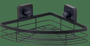 CASA INDUSTRIA Rinconera Para Ducha Con Ventosas Negro> Accesorios De Ducha