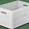 CASA JACQUI Caja Plegable M Gris Claro> Arcas Para Almacenaje