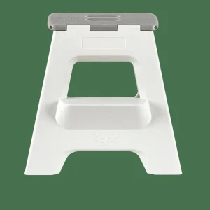 CASA JASMIN Taburete Plegable Deluxe XL Gris Claro> Limpiar