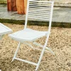 CASA JESSE Silla Plegable Blanco, Beis> Sillas De Bistro | Sillas De Jardín