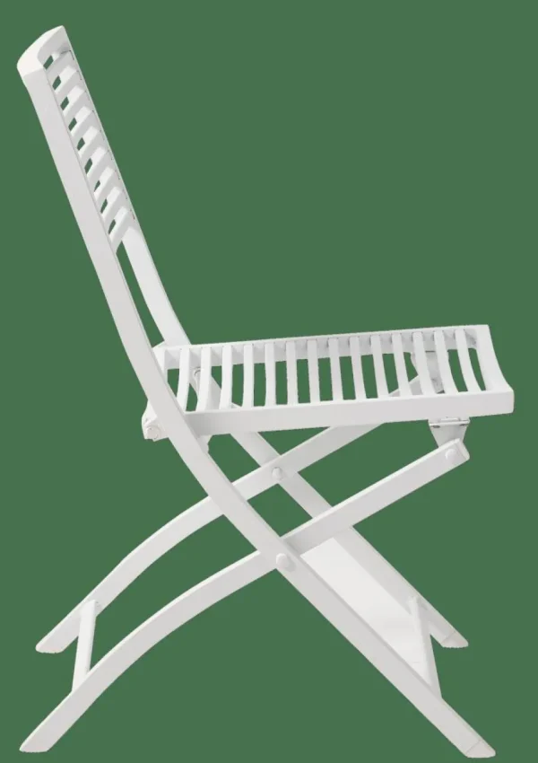 CASA JESSE Silla Plegable Blanco, Beis> Sillas De Bistro | Sillas De Jardín