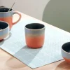 CASA JESSIE ORANGE Taza Sin Asa Naranja> Tacitas