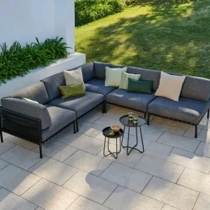 CASA JUMBO Silla Esquinera Negro> Conjuntos Lounge