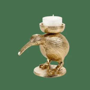 CASA KIWI Soporte Para Vela Pequeña Dorado> Soprortes Para Velitas