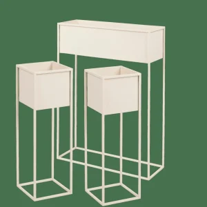 CASA LARGO Macetero Crema> Soportes Para Plantas
