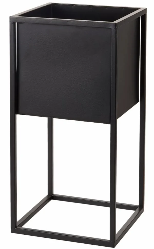 CASA LARGO Macetero Negro> Soportes Para Plantas