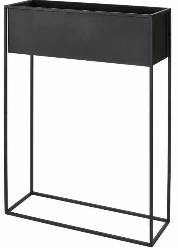 CASA LARGO Macetero Negro> Soportes Para Plantas